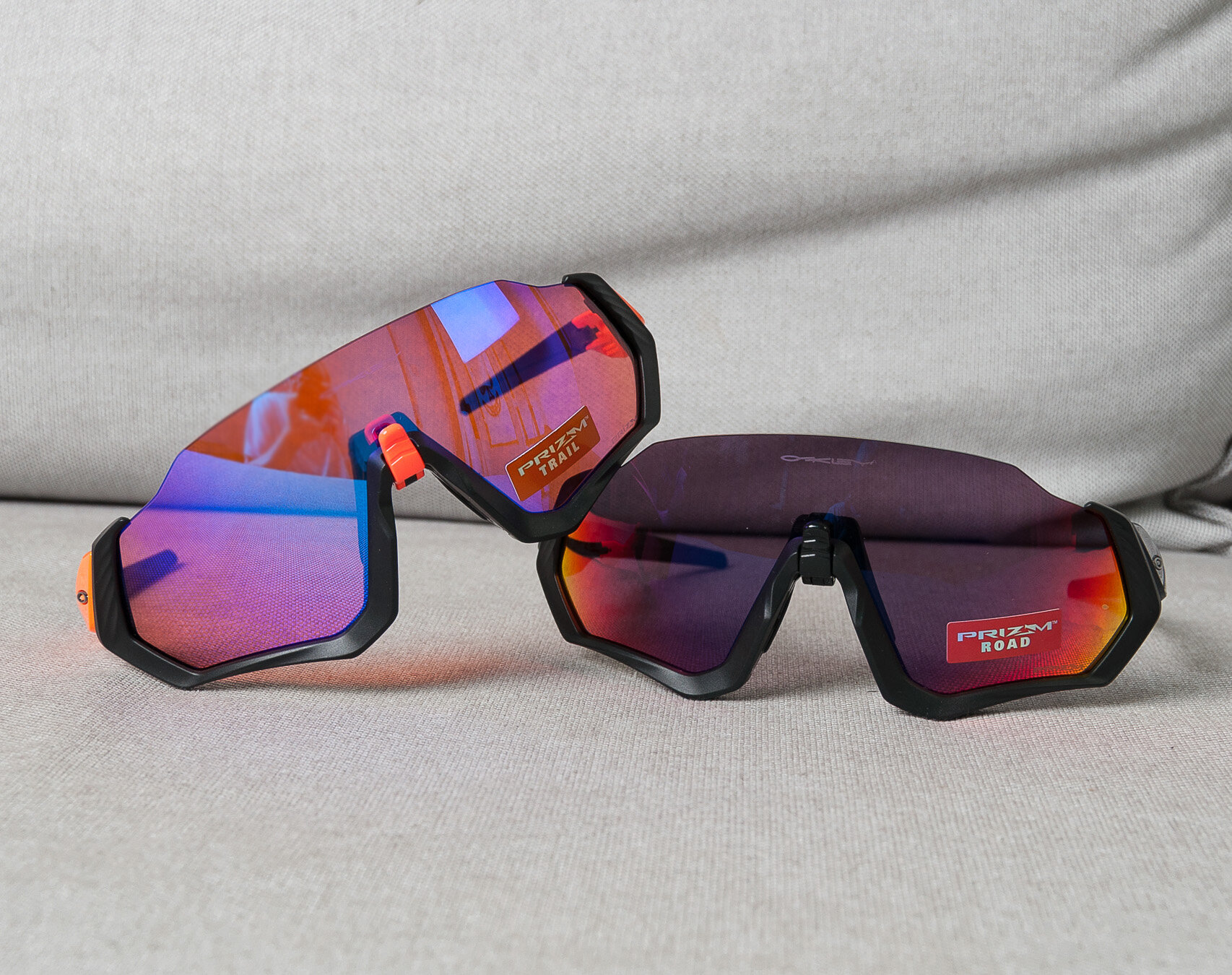 oakley flight jacket neon orange