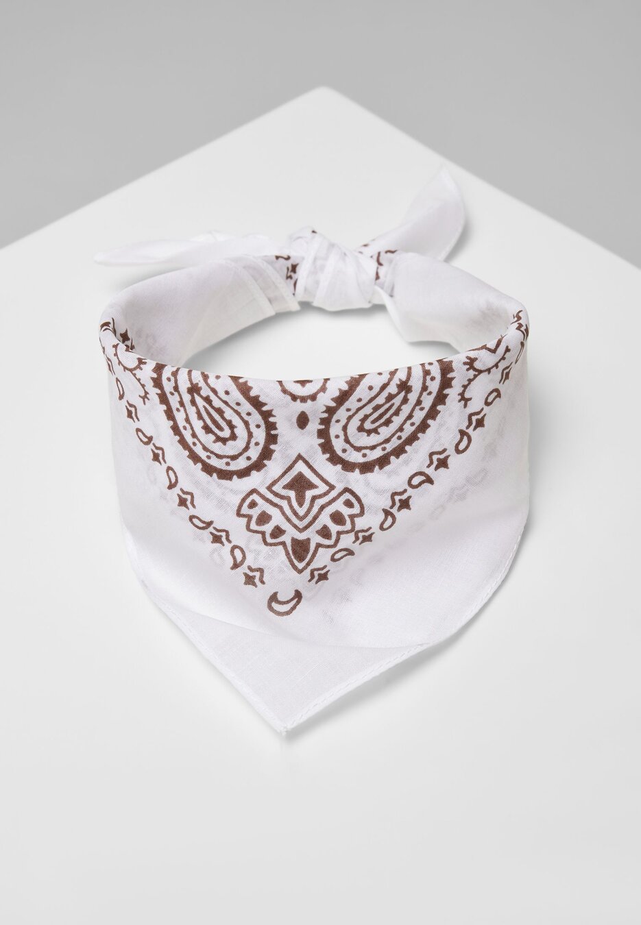 Urban Bandana Šátek - Snapbacks Classics Wht/Brn