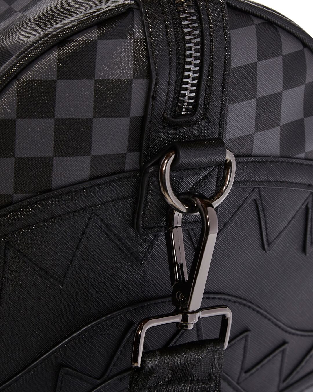 Duffle Bag Sprayground Henny Black Checkered Duffle Snapbacks