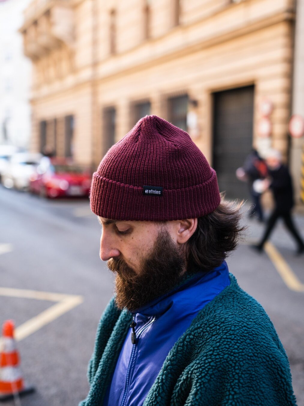 Kulich ETNIES Warehouse Beanie Burgundy - Snapbacks