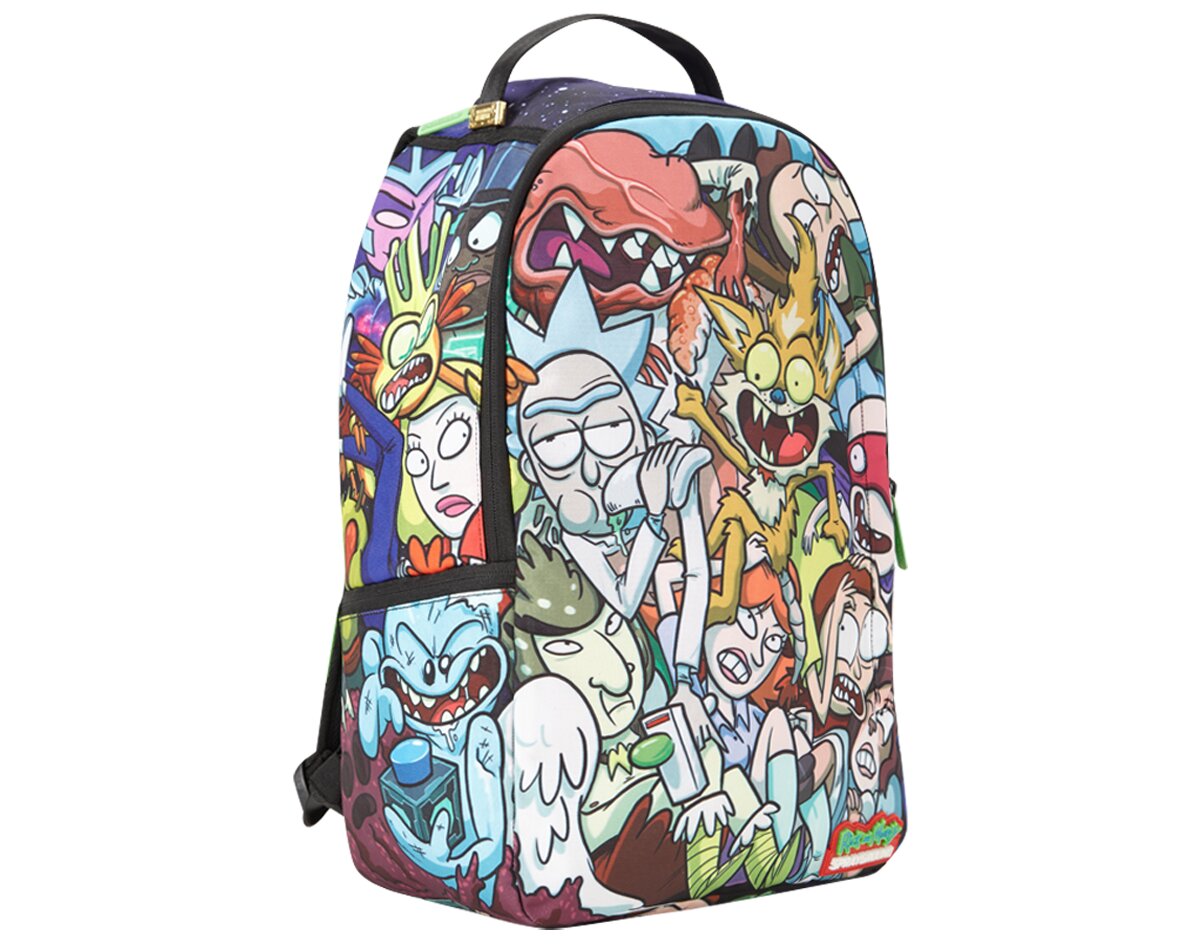Batoh Sprayground Rick Morty Crammed Backpack B2111 Snapbacks