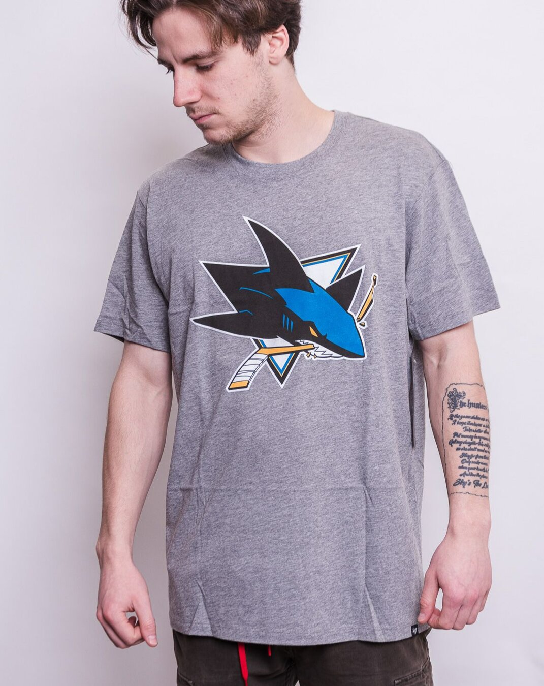 47 Brand NHL San Jose Sharks t-shirt in black
