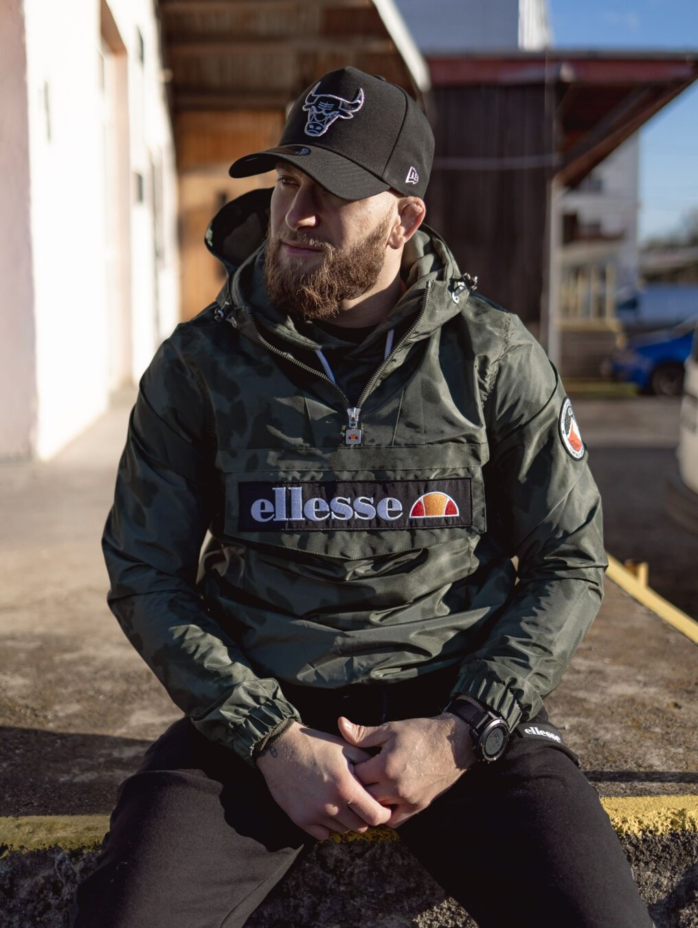 Bunda Ellesse Mont 2 Tie Dye Oh Jacket SHL11374 DARK GREEN Snapbacks