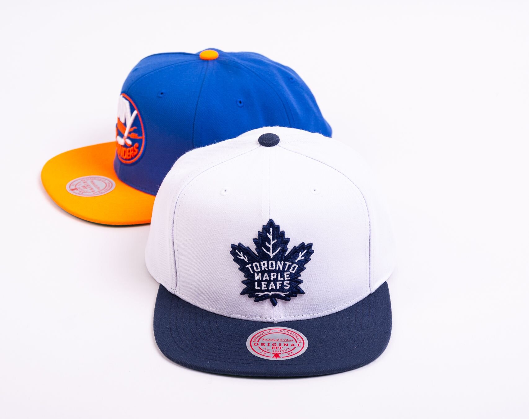 Toronto Maple Leafs Team 2 Tone 2.0 White/Blue Snapback - Mitchell & Ness