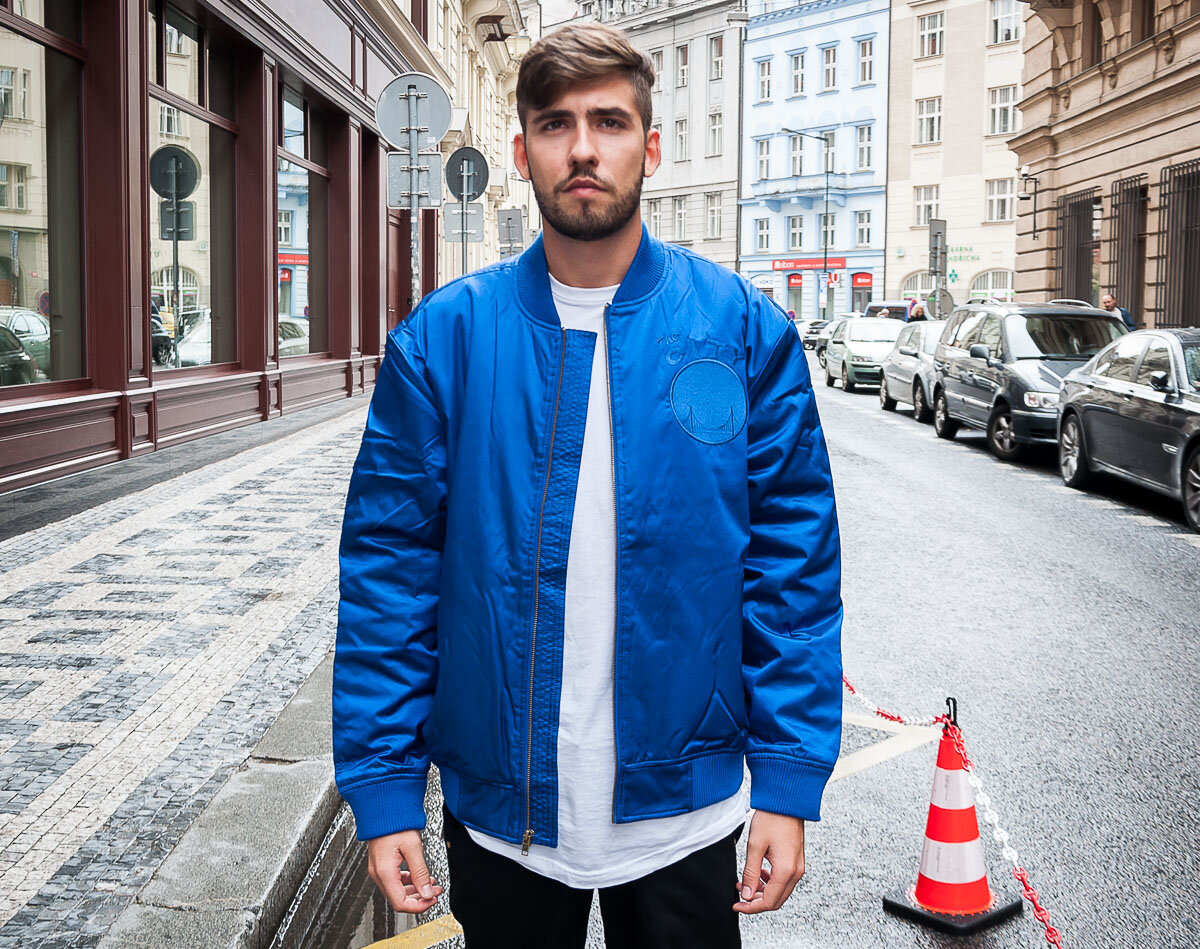 warriors satin jacket