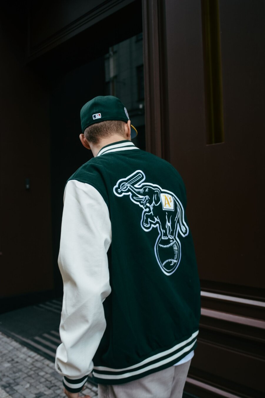 Varsity Oakland Athletics MLB Heritage Dark Green Varsity Jacket