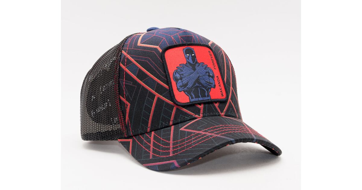 Kšiltovka Capslab Trucker Black Panther Marvel CL/MAR3/1/PAN1 Snapbacks