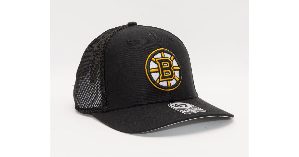 Boston Bruins Trucker Cap - Snapback Mütze Mit Mesh-Rückseite