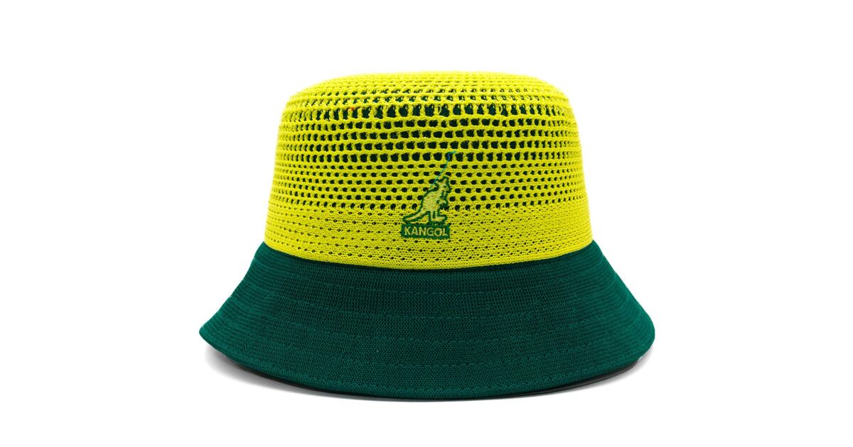 Klobouk Kangol - Double Mesh Lahinch - Sulphur/Masters Green  display picture 2