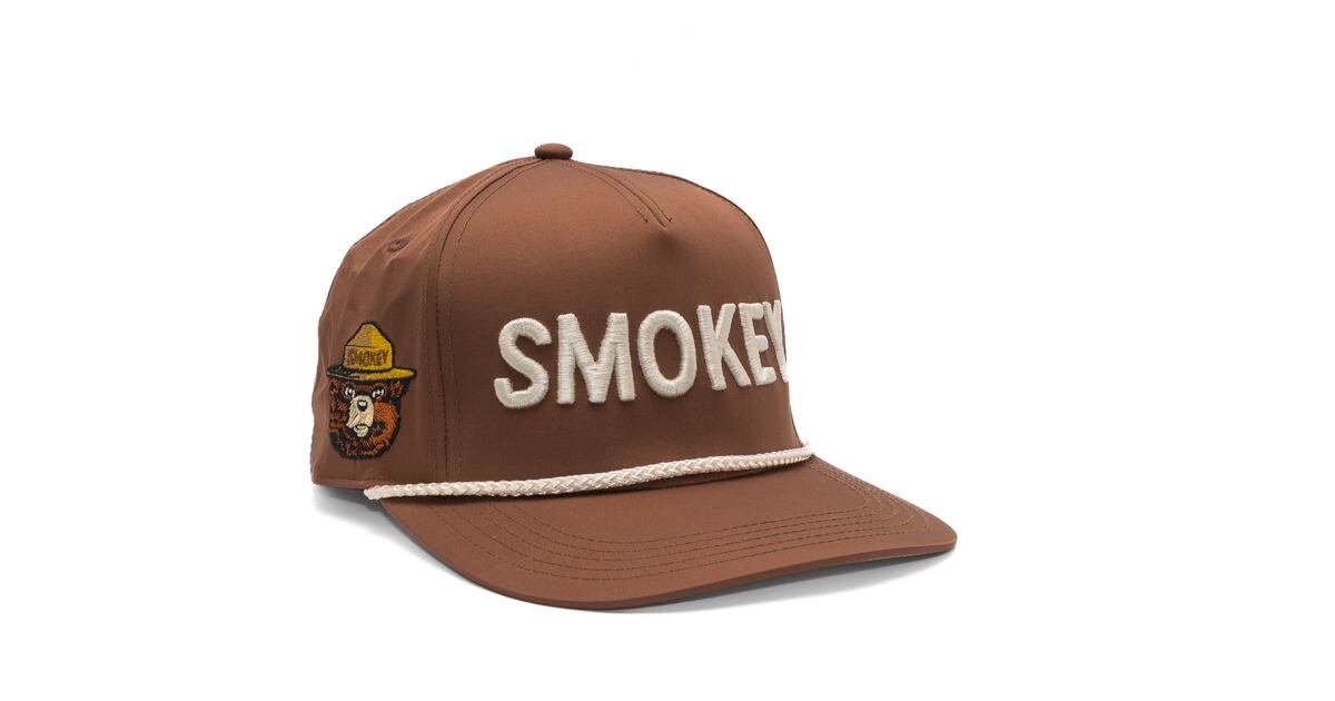 Creaaacademy Ladies Golf Caps And Visors Transparent Smokey Bear