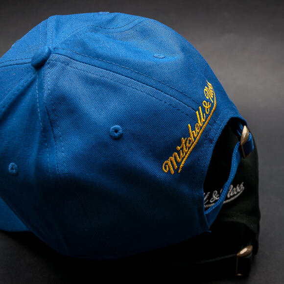 Kšiltovka Mitchell & Ness Low Pro Golden State Warriors Blue Strapback