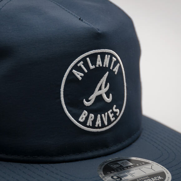 Kšiltovka New Era Taslan Emblem Atlanta Braves Navy 9FIFTY Clipback