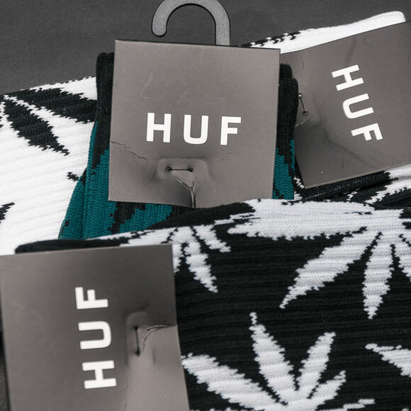 Ponožky HUF Plantlife Crew White