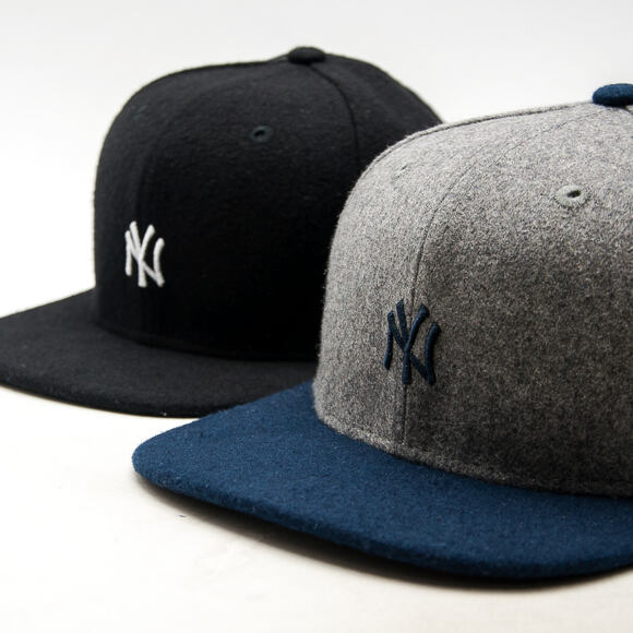 Kšiltovka New Era Melton Mini Logo New York Yankees Black 9FIFTY Snapback