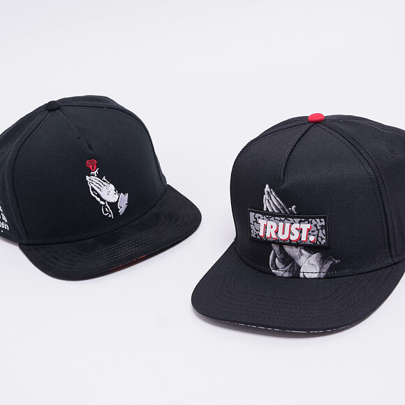 Kšiltovka Cayler & Sons White Label Thorns Black/Red Snapback