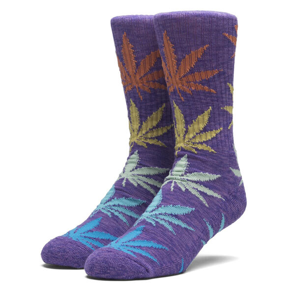 Ponožky HUF Melange Plantlife Purple