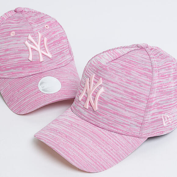 Dámská Kšiltovka New Era A Frame Engineered Fit New York Yankees 9FORTY AFRAME Pink/Gray Snapback