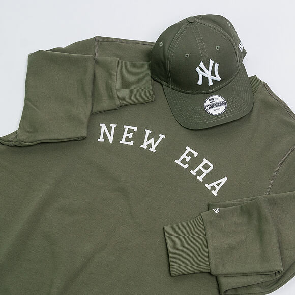 Mikina New Era Branded Arch Crew New Olive