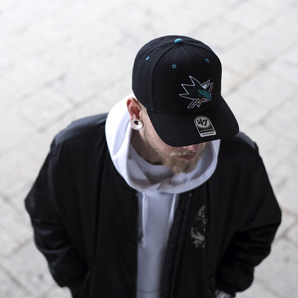 Kšiltovka 47 Brand San Jose Sharks Audible MVP DP Black Strapback