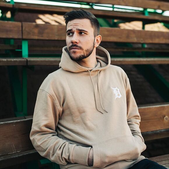 Mikina New Era Detroit Tigers Pastel Hoody Camel