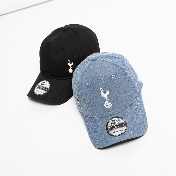 Kšiltovka New Era 9TWENTY Tottenham Hotspur FC Metal Badge Black Strapback