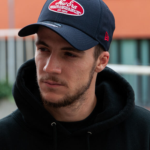 Kšiltovka New Era 9FORTY Oval Logo Navy Strapback