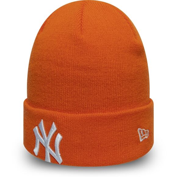 Kulich New Era New York Yankees League Essential Cuff Knit Orange