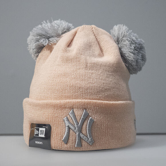 Dětský Kulich New Era New York Yankees Double Pom Knit Cuff Pink Child
