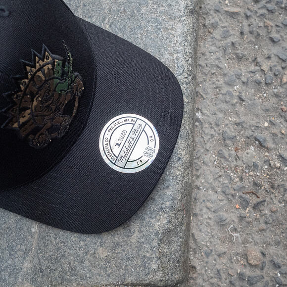 Kšiltovka Mitchell & Ness Toronto Raptors Camo Logo Snapback