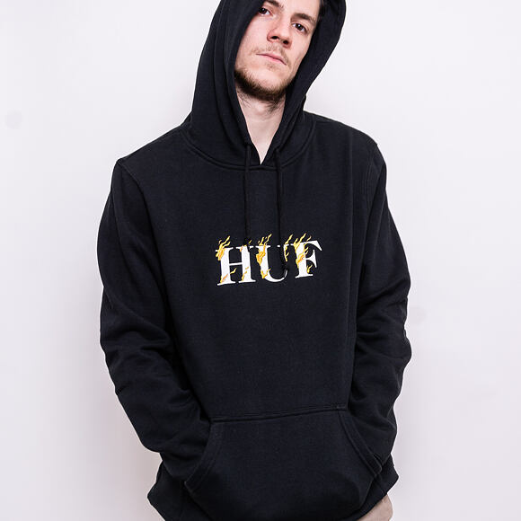 Mikina HUF Phoenix Hoodie Black