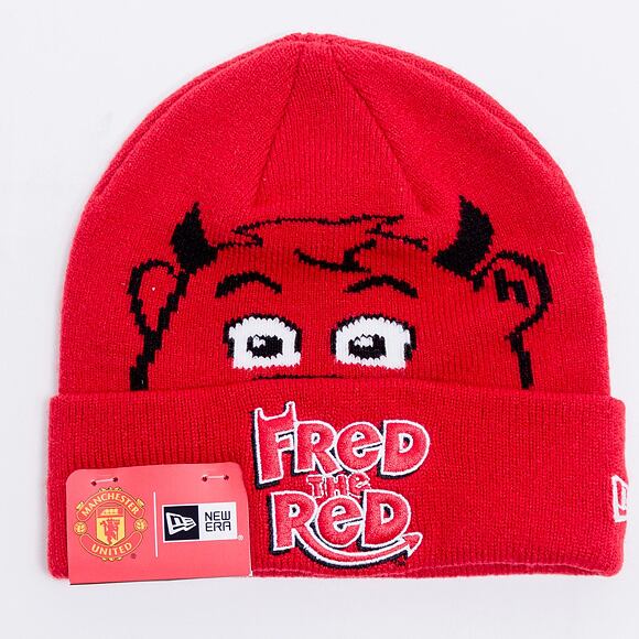 Dětský Kulich New Era Fred The Red Knit Thin Inf Manchester United Scarlet