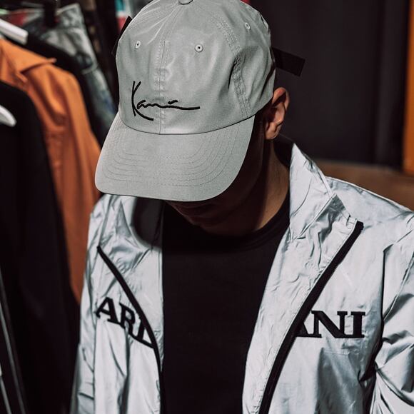 Kšiltovka Karl Kani Signature Cap Reflective Silver - 7030610