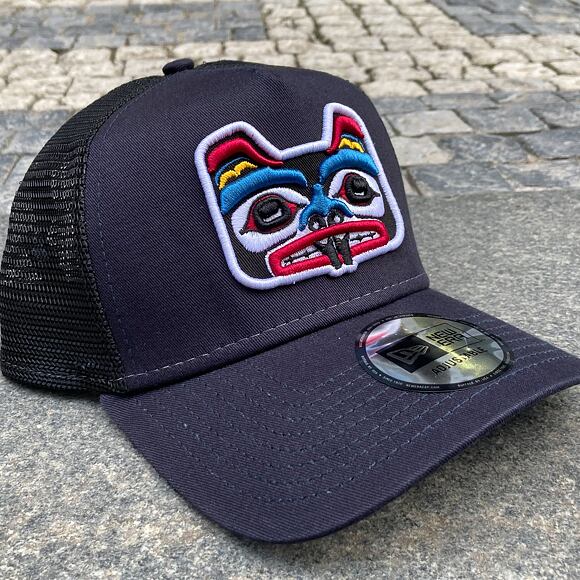 Kšiltovka New Era 9FORTY A-Frame Trucker tattoo pack Snapback Navy