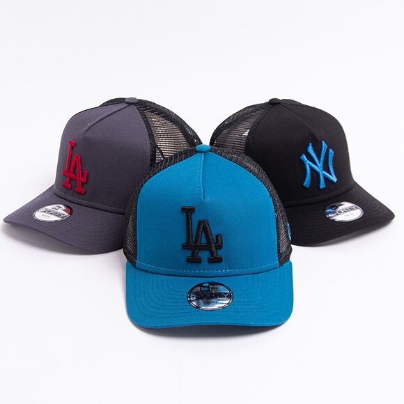 Dětská kšiltovka New Era 9FORTY Kids A-FRAME Trucker MLB League Essential Los Angeles Dodgers