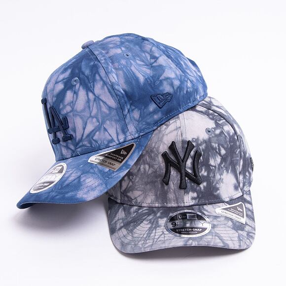 Kšiltovka New Era 9FIFTY Stretch Snap MLB Team Tie Dye 9FIFTY New York Yankees Black