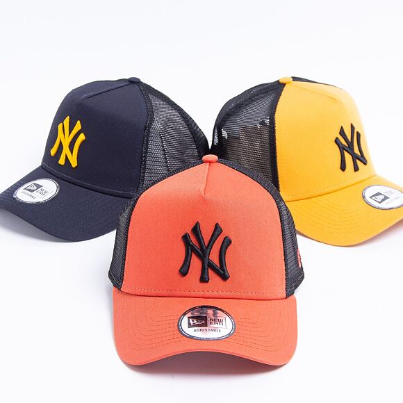 Kšiltovka New Era 9FORTY A-Frame Trucker MLB League Essential New York Yankees Snapback FRN