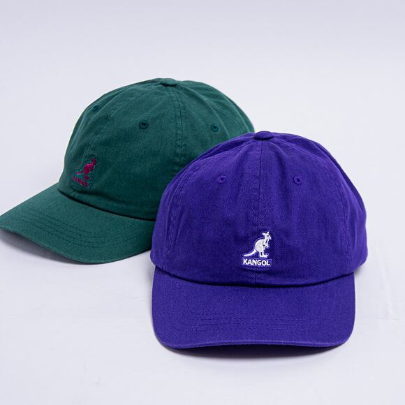 Kšiltovka Kangol Washed Baseball Dark Berry K5165HT-DB610