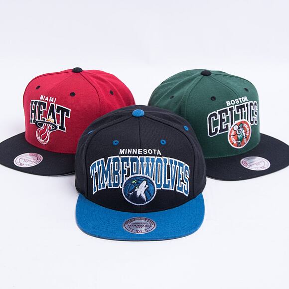 Kšiltovka Mitchell & Ness Team Arch Snapback Minnesota Timberwolves