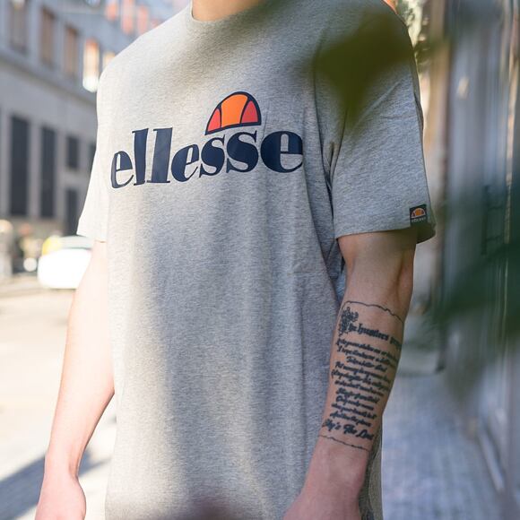 Triko Ellesse Prado Tee SHC07405 Grey Marl