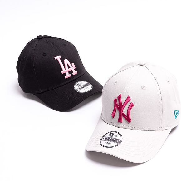 Dětská kšiltovka New Era 9FORTY Kids MLB Home League Essential New York Yankees Strapback Stone