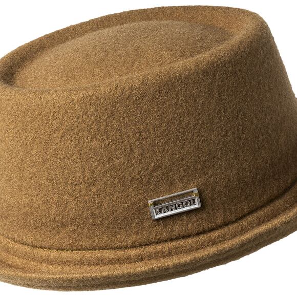 Vlněný klobouk Kangol Wool Mowbray K1928ST-WD207 Wood