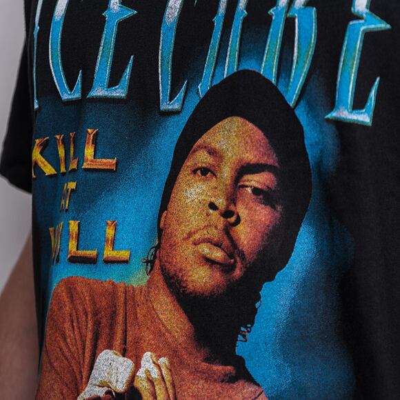 Triko Mister Tee Ice Cube - Kill At Will Black MT1834