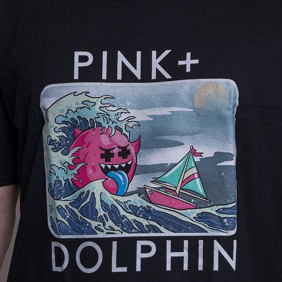 Triko Pink Dolphin GHOST PORTRAIT TEE PS12211GPBL BLACK