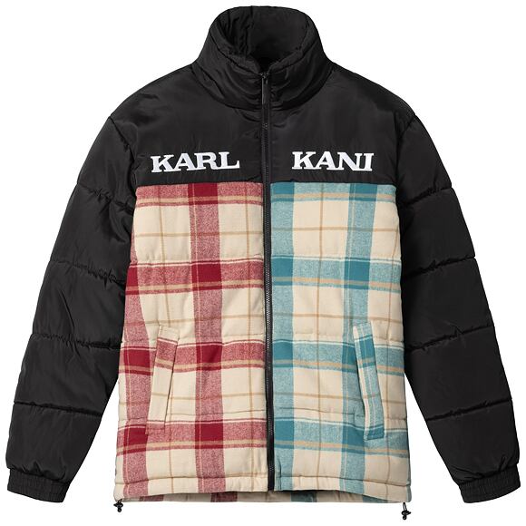 Bunda Karl Kani Retro Block Corduroy Puffer Jacket Multicolor