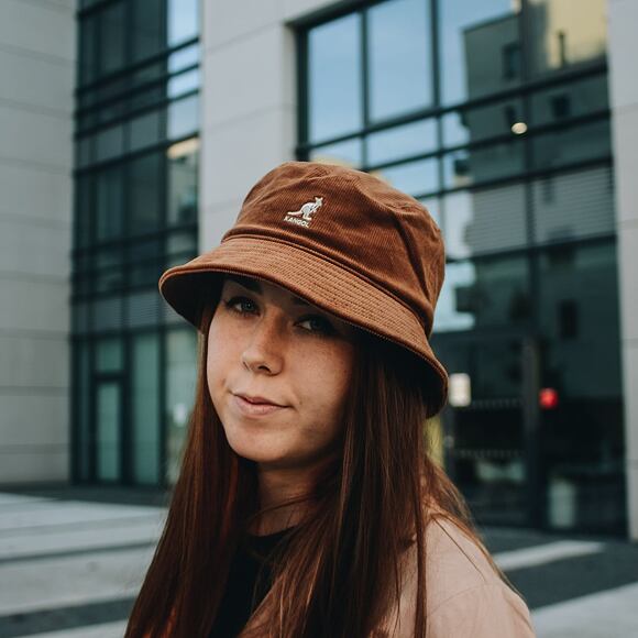 Klobouk Kangol - Cord Bucket - Wood