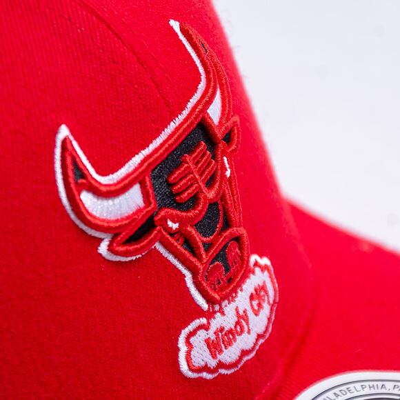 Kšiltovka Mitchell & Ness Team Ground 2.0 Stretch Snapback HWC Chicago Bulls Red