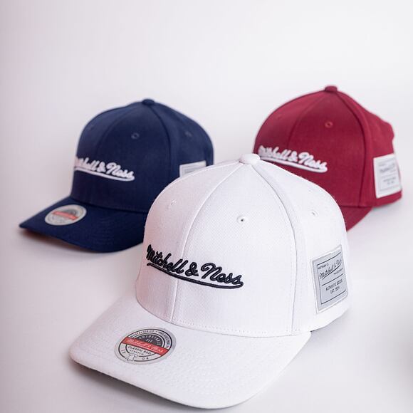 Kšiltovka Mitchell & Ness Branded Comfy Core Stretch Snapback White