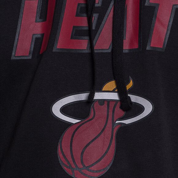 Mikina New Era Team Logo Pull Over Hoody Miami Heat Black