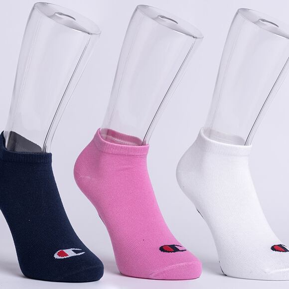 Ponožky Champion 3pk Sneaker Socks FUP/WHT/NNY