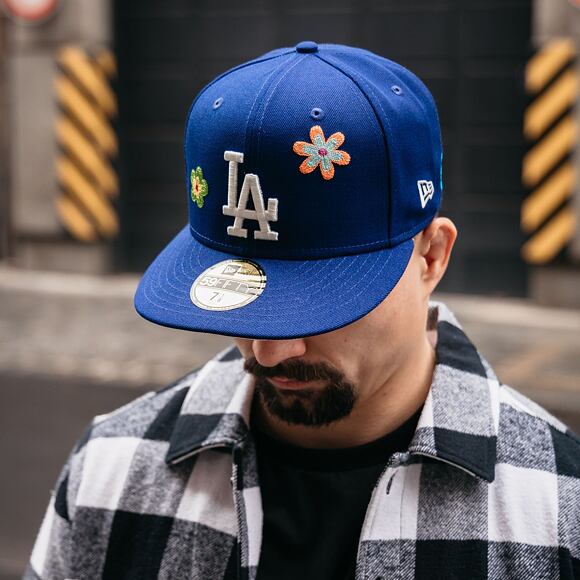 Kšiltovka New Era 59FIFTY MLB Floral Los Angeles Dodgers Navy